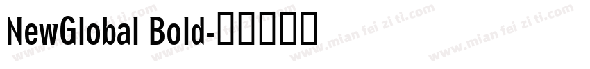 NewGlobal Bold字体转换